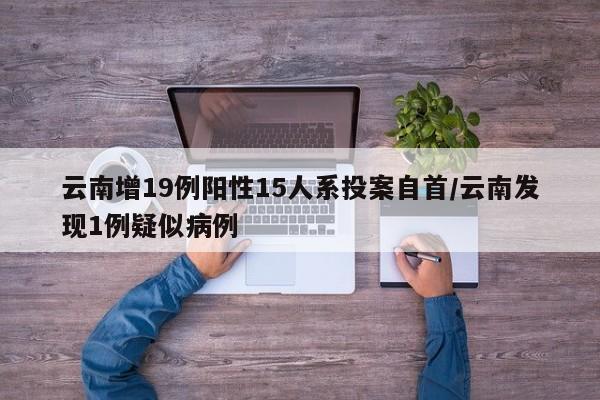 【云南增19例阳性15人系投案自首,云南发现1例疑似病例】