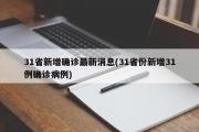 31省新增确诊最新消息(31省份新增31例确诊病例)